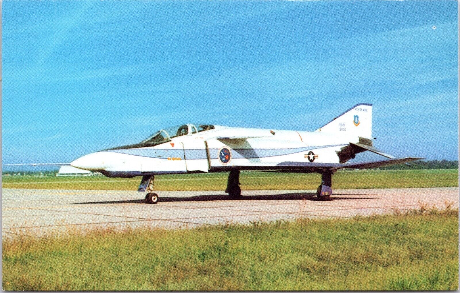 F-4 Phantom II Fighter Jets US Air Force - 1960s Chrome Postcard