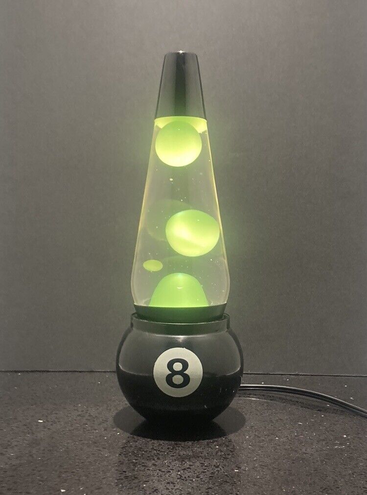 Custom 8 Ball 🎱 Lava Lamp Limited Edition Collectible Pool Billiards Bar Light