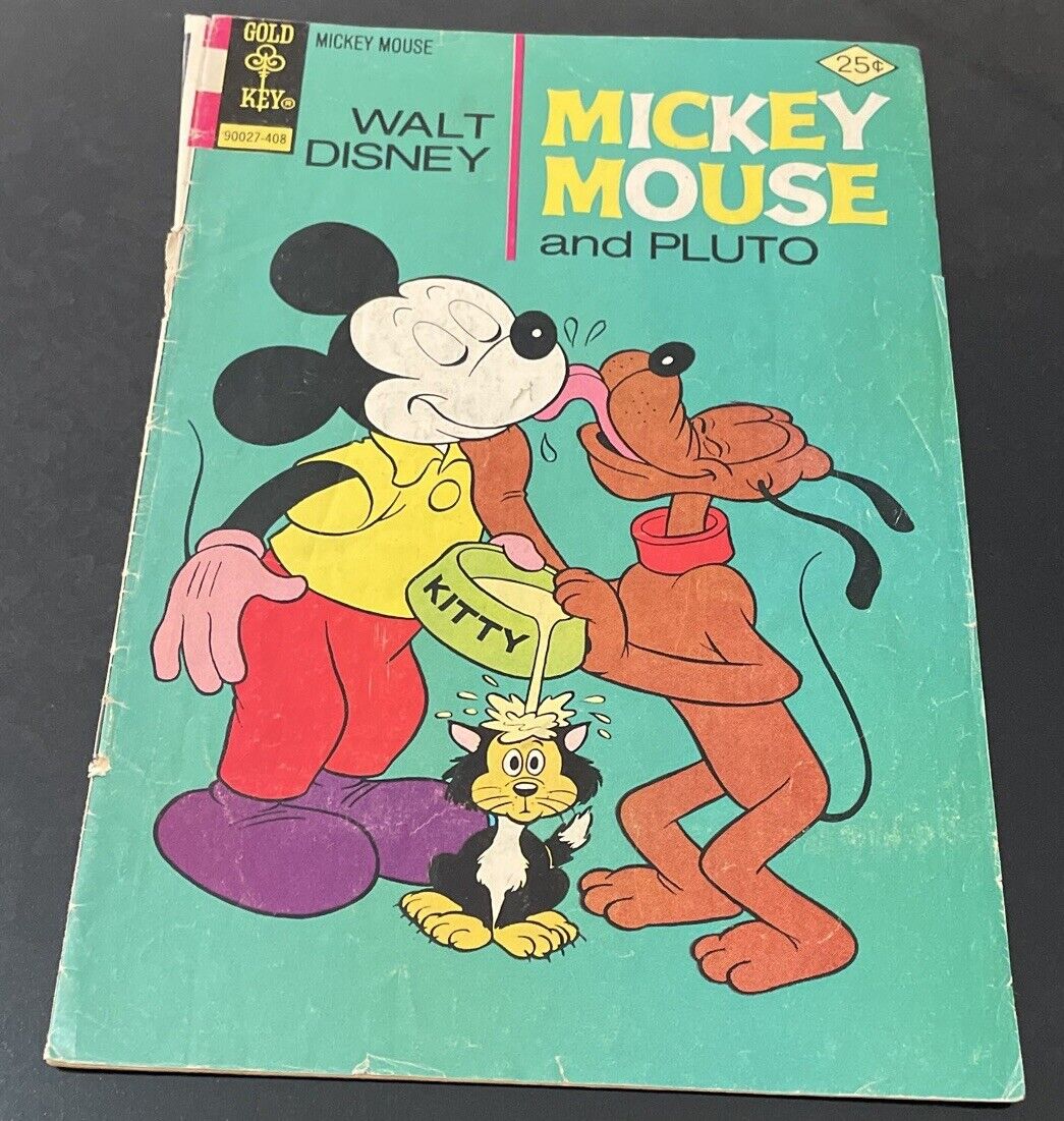1974 WALT DISNEY MICKEY MOUSE and PLUTO comic book 