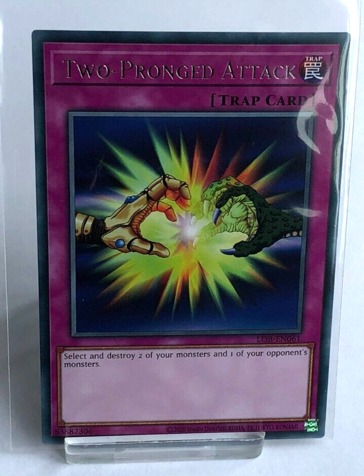 Two-Pronged Attack - LOB-EN061 - Rare - YuGiOh 25th
