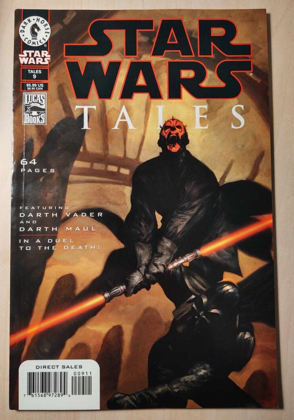 STAR WARS TALES issue #9 (1999-2001 1st print DH) NM - Darth Maul VS Darth Vader