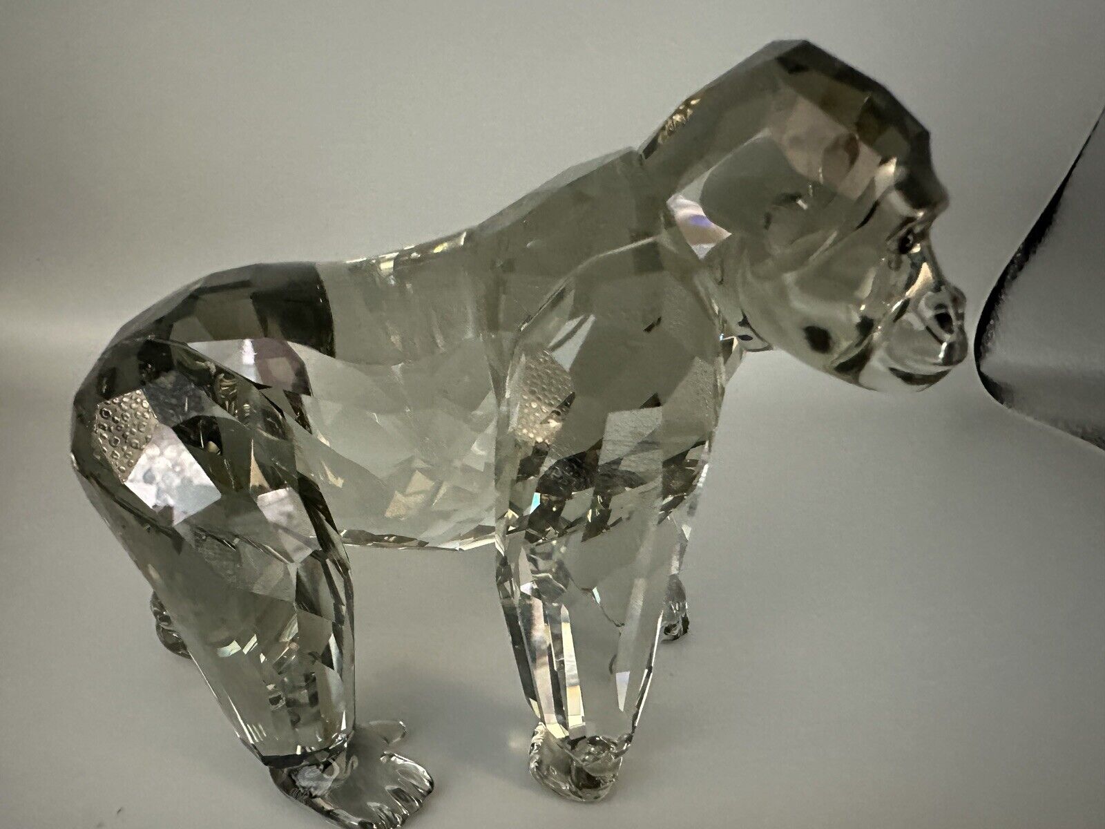 Swarovski SCS 2009 Endangered Wildlife Mother & Cub Gorilla Crystal Figurines