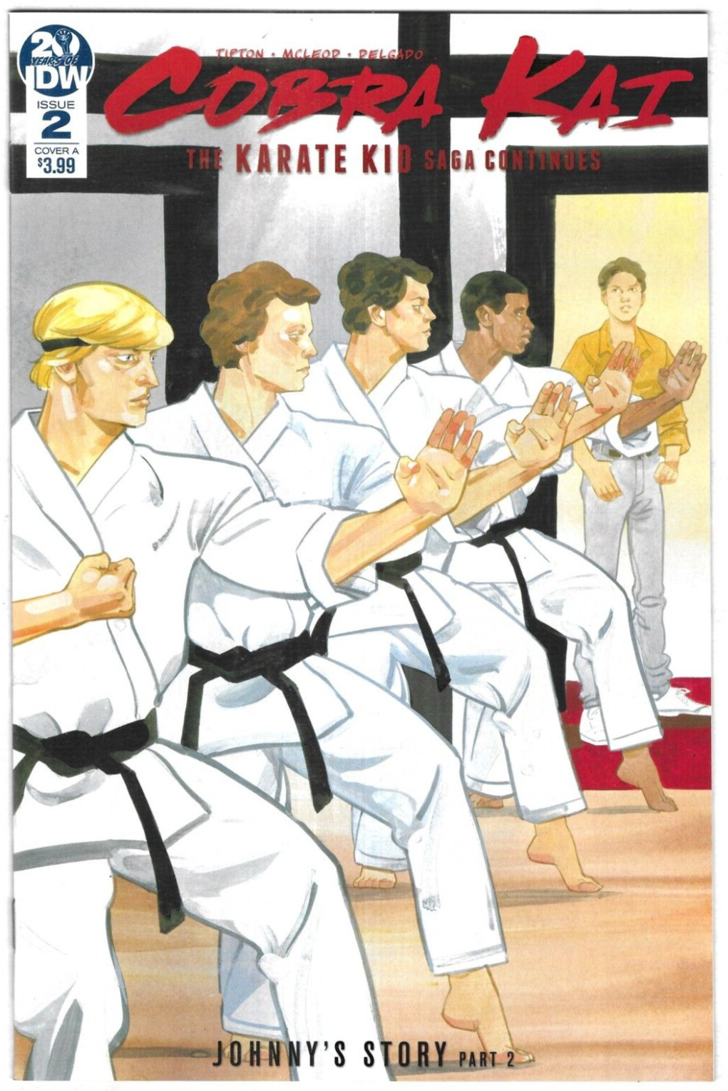 Cobra Kai Karate Kid Saga Continues Comic 2 First Print Cover A McLeod 2019 IDW