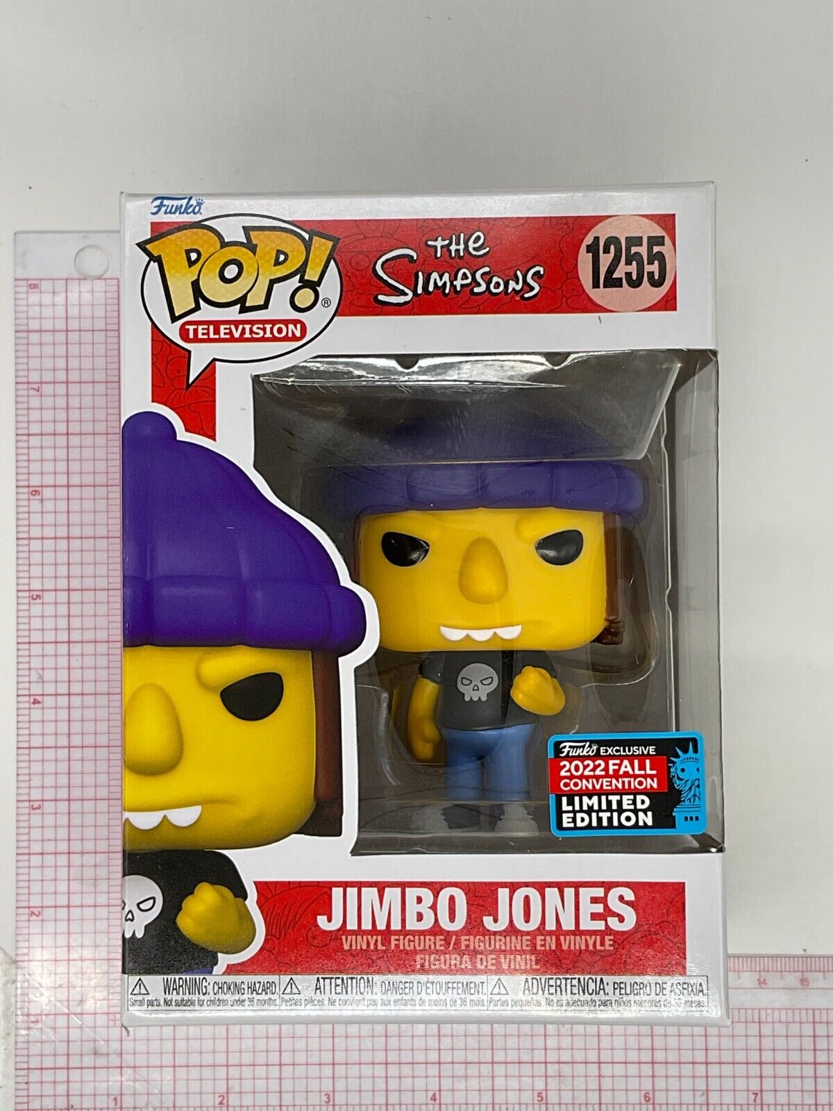 Funko Pop The Simpsons #1255 Jimbo Jones, 2022 Fall Convention Exclusive E02