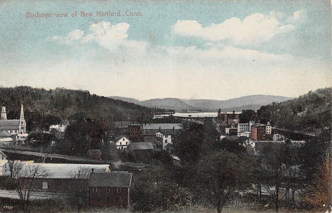 NEW HARTFORD, CT ~ TOWN OVERVIEW, FOSTER PUB ~ used 1909