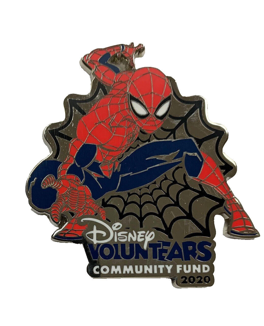 Disneyland Cast Exclusive Spiderman 2020 Disney VoluntEars Community Fund LR Pin