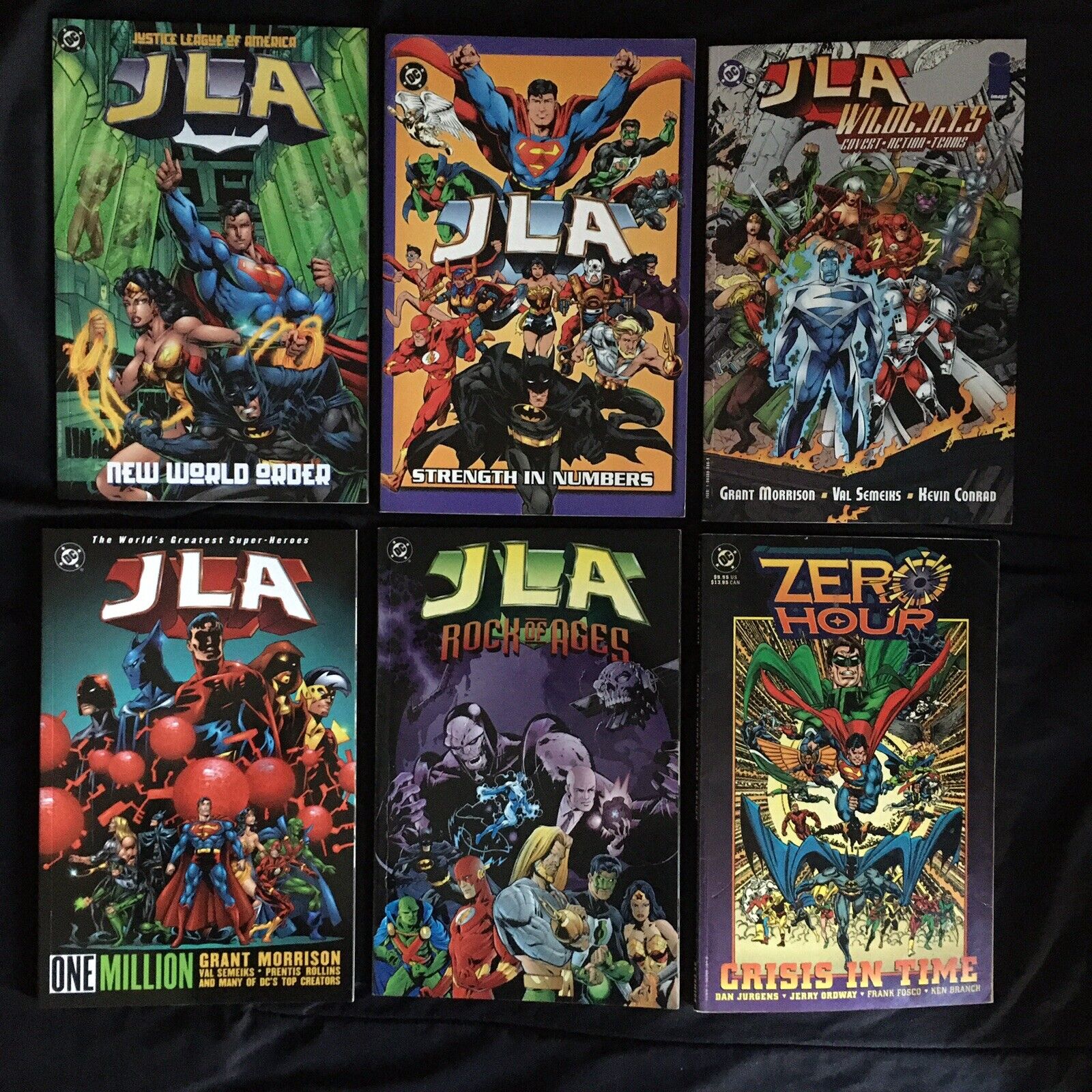 JLA by Grant Morrison Collection DC Comics lot of 6 BOOKS