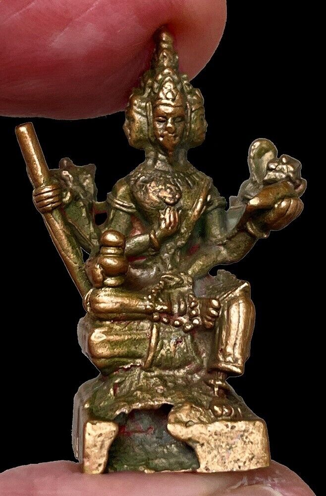 Tibet 18th to 20th Century Antique Tibetan Lord Brahma ThogChag Power Talisman