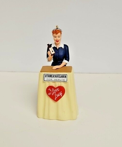 2001 Hallmark Christmas Ornament I Love Lucy Does a TV Commerical Lucille Ball