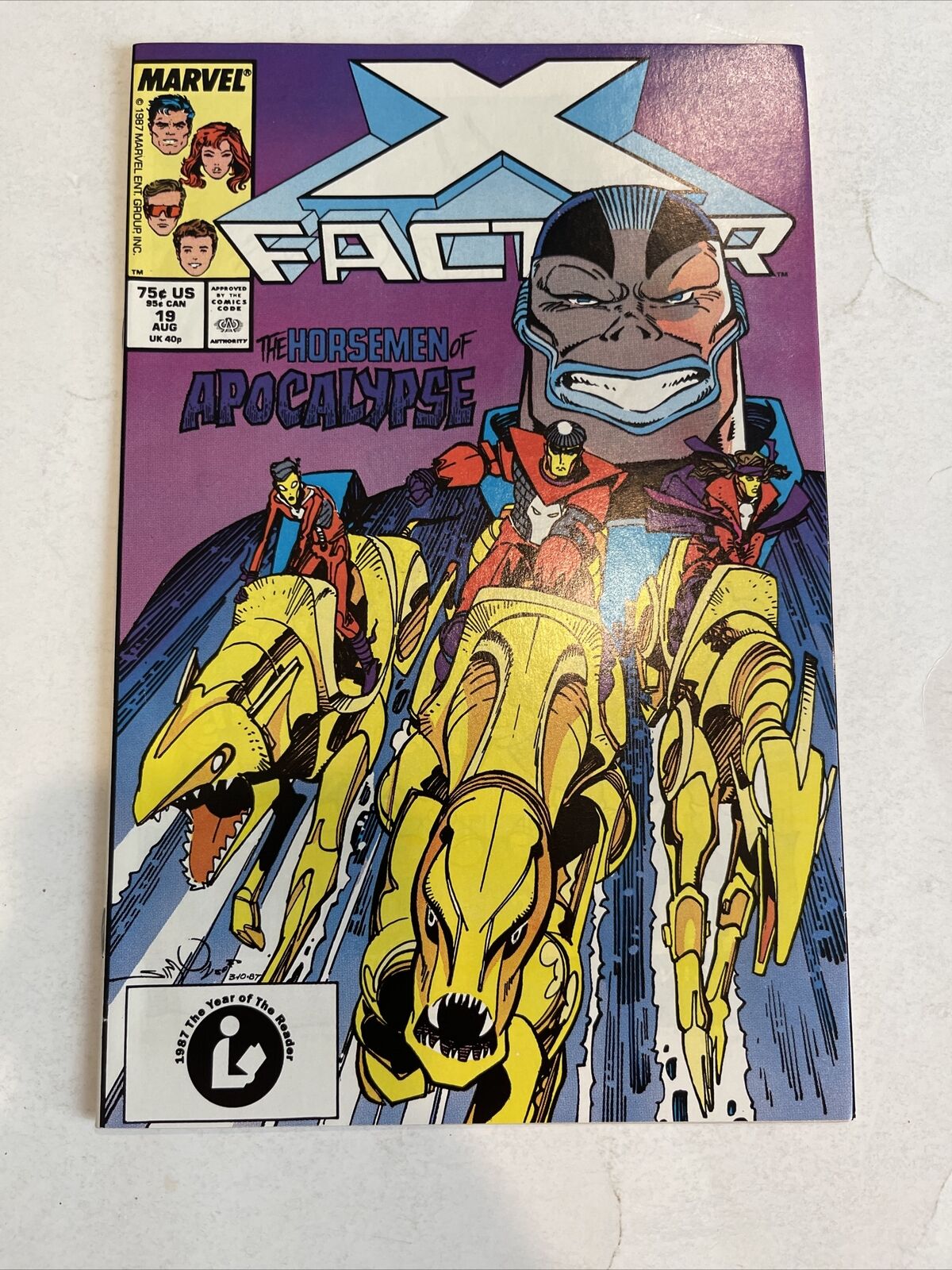 X-Factor #19-1987  X-Men X Men 1st Apocalypse\'s Horsemen Vs X-Factor war
