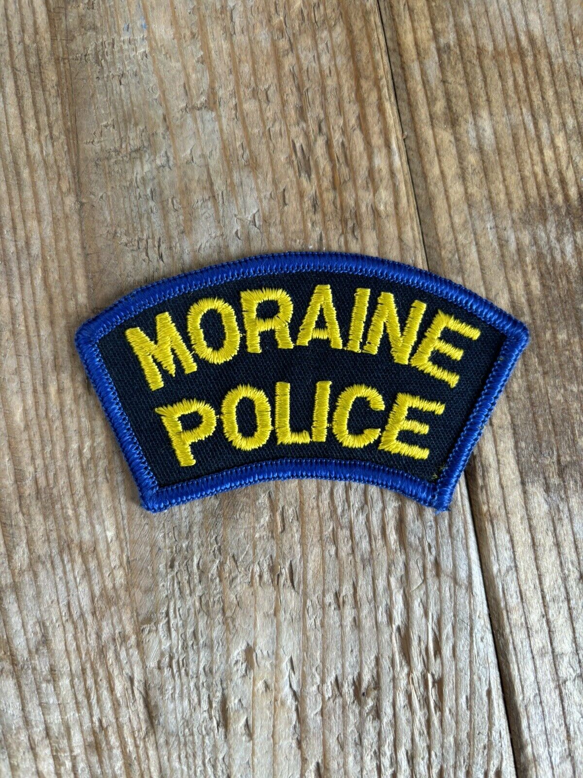 Moraine  Ohio OH Police Shoulder Patch New Small Simple Basic