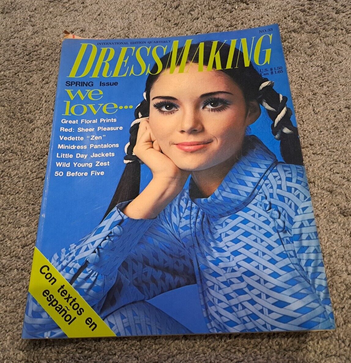 1969 Spring Issue International Dressmaking Magazine No. 33
