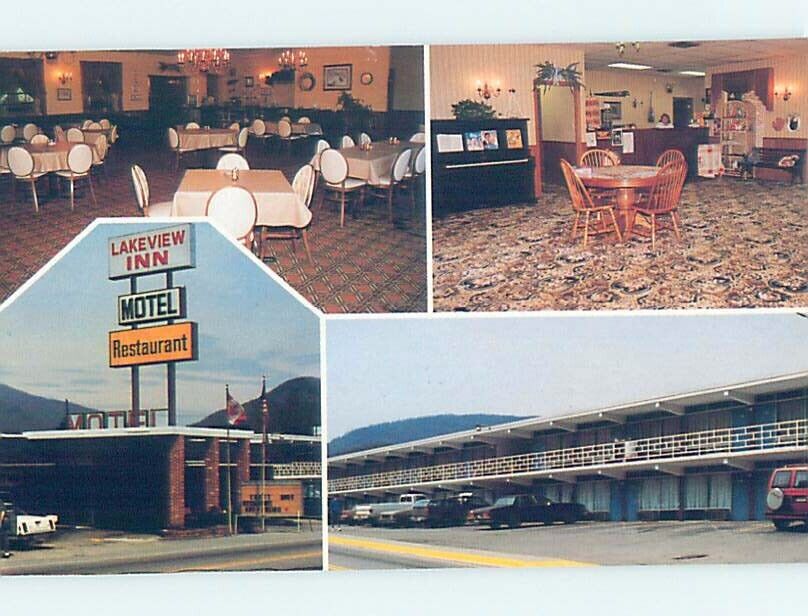 1980\'s LAKE VIEW MOTEL Caryville By Clinton & La Follette & Knoxville TN B5587