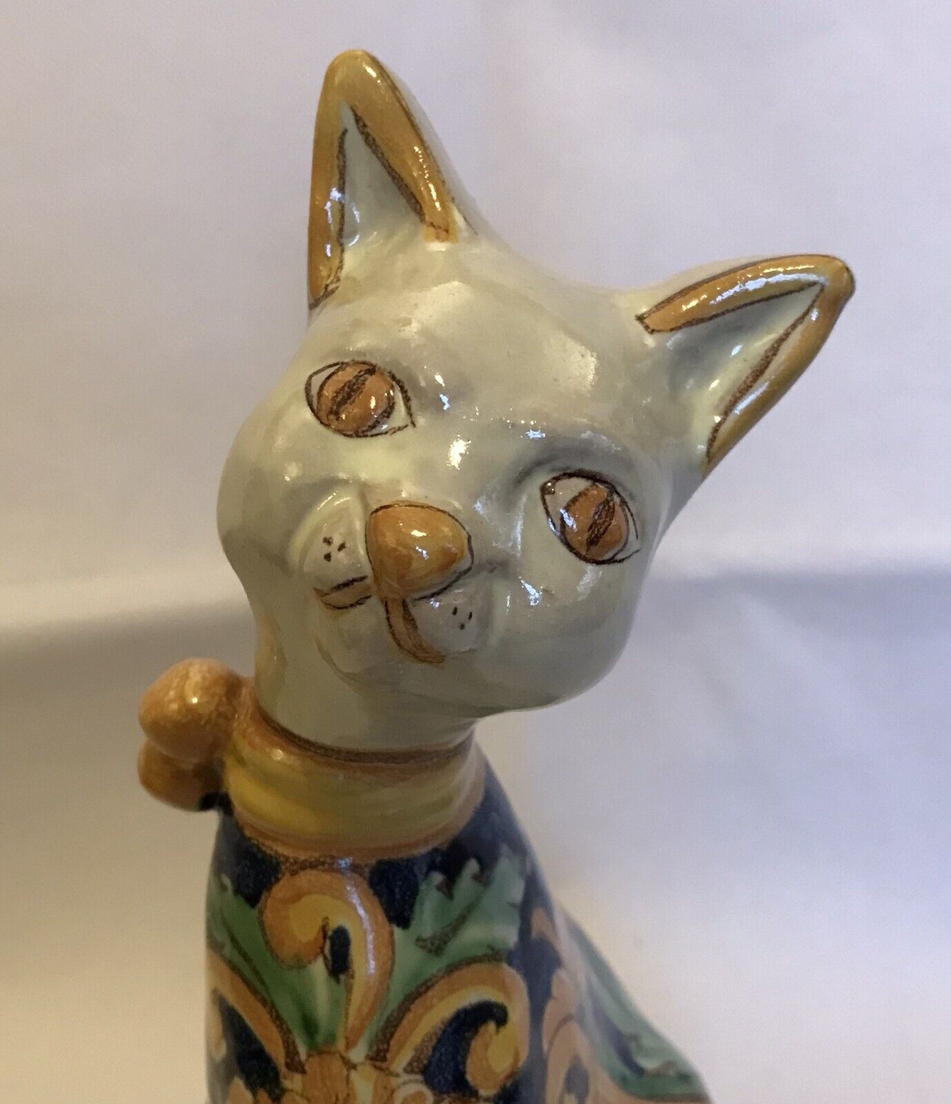 Giacomo Alessi Ceramic Cat Very Rare