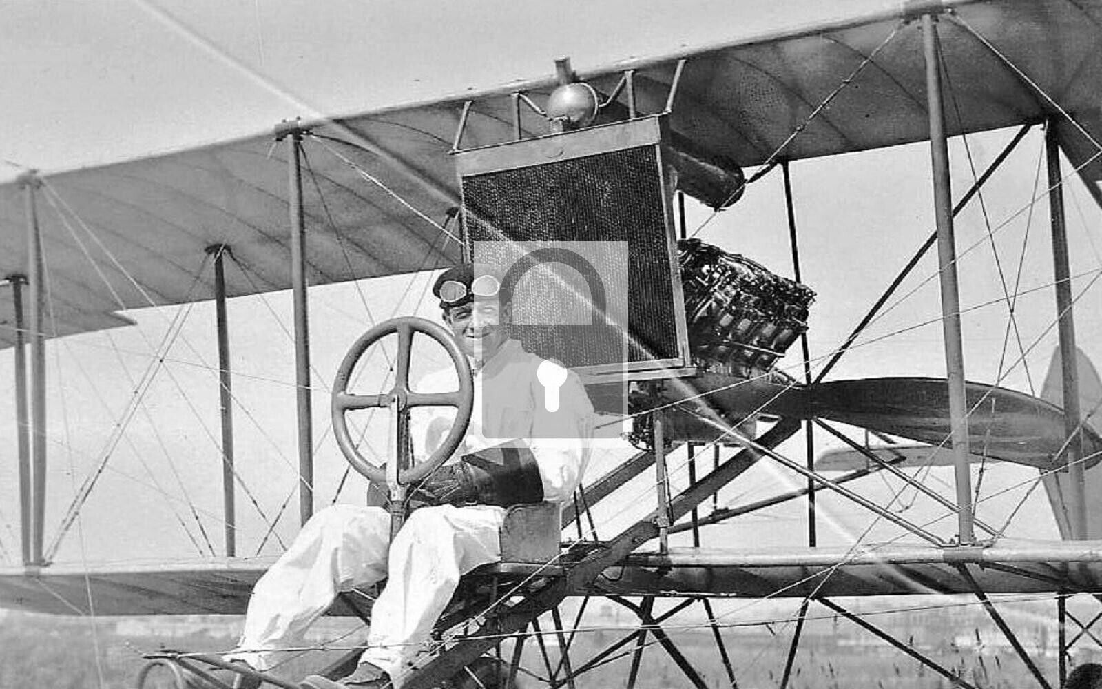 Aviator Herb Munter Oregon State Fair Salem OR Reprint Postcard