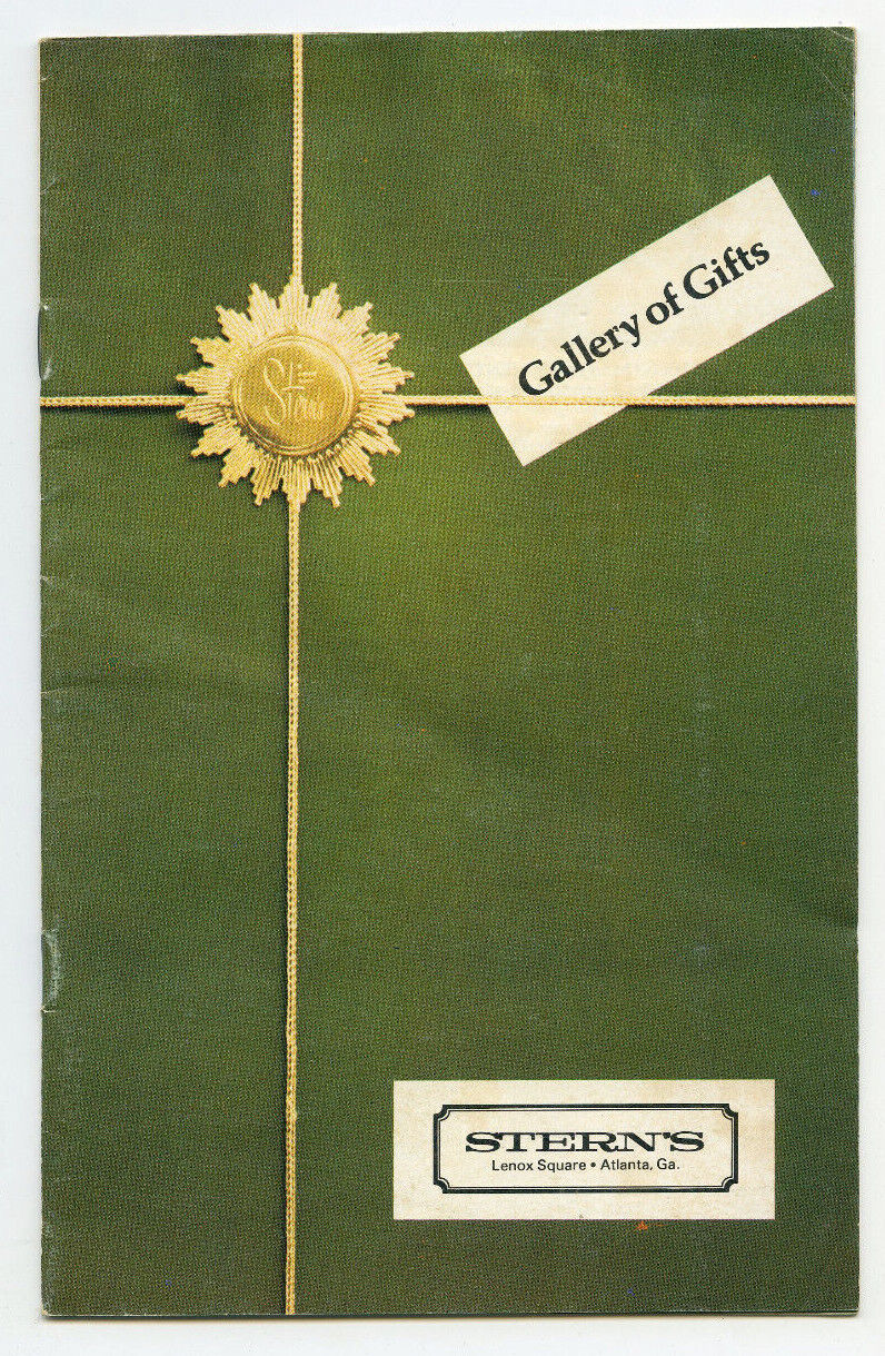 Vintage 1976 Catalog Advertising Booklet Stern\'s Atlanta Lenox Square Gifts 