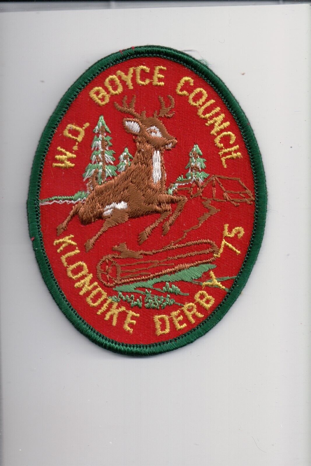 1975 W.D. Boyce Council Klondike Derby patch