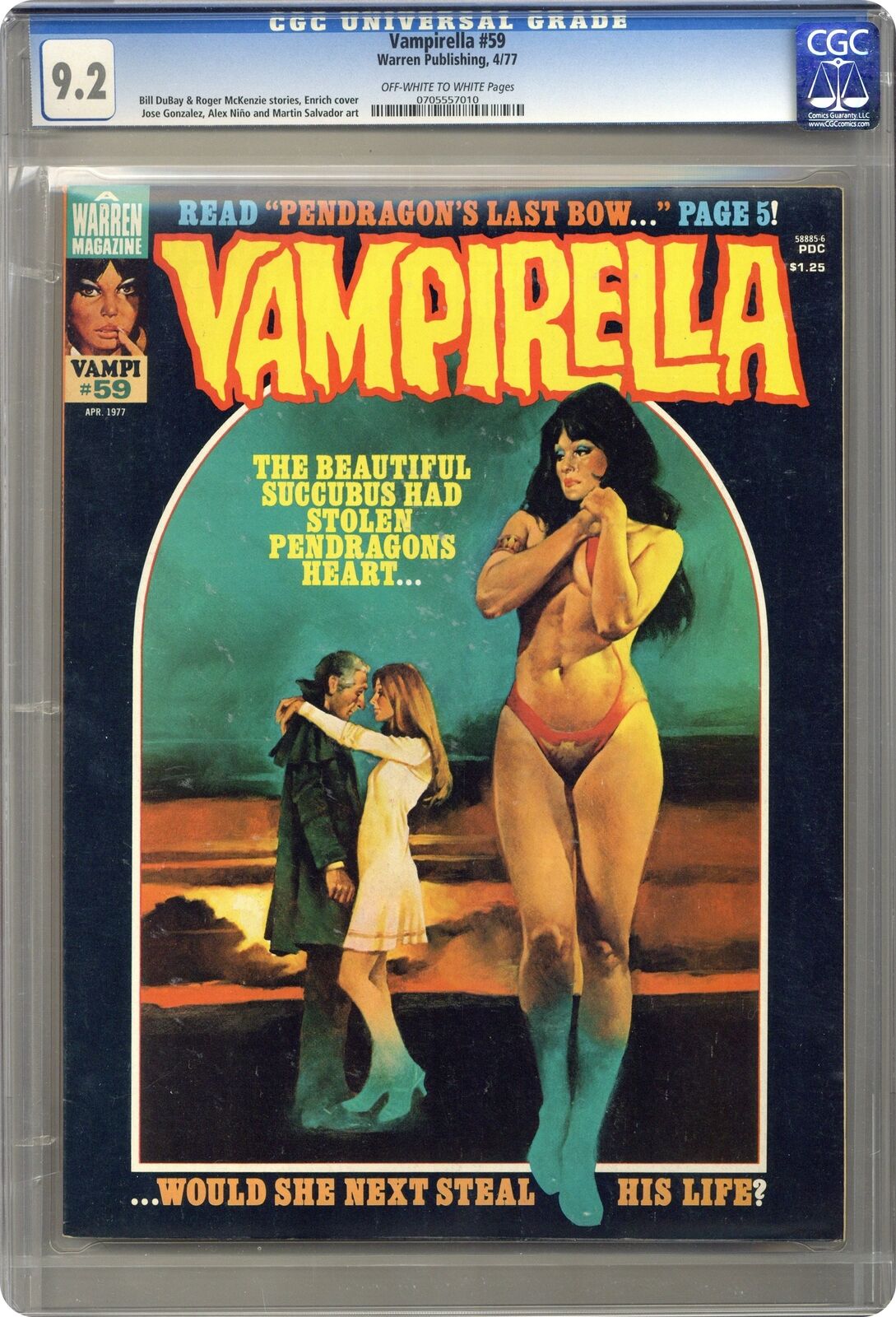 Vampirella #59 CGC 9.2 1977 0705557010