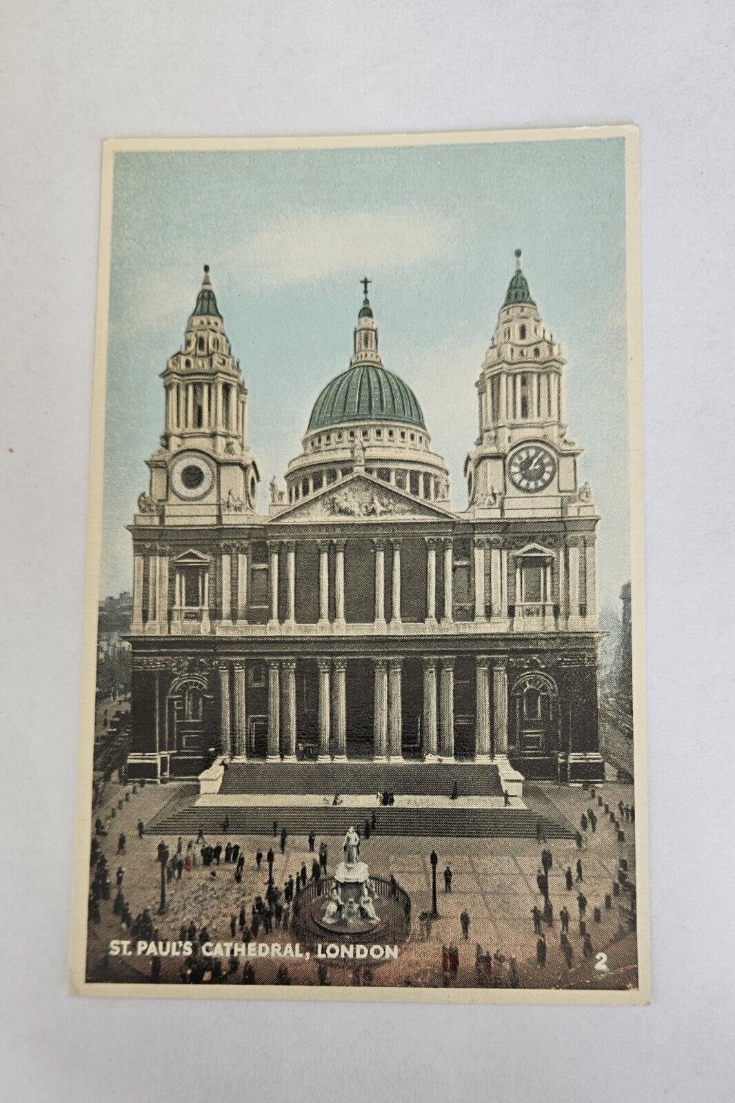 St Paul\'s Cathedral VTG Postcard London