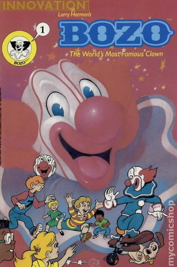 Bozo The Worlds Most Famous Clown #1 VF 1992 Stock Image