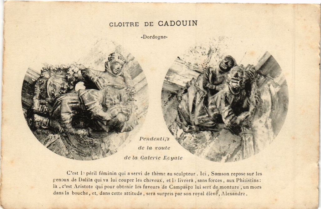 CPA Dordogne - CADOUIN cloitre (233207)