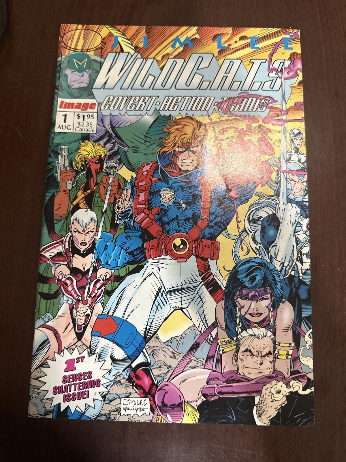WildC.A.T.S. #1 Newsstand Edition Image Comics 1992