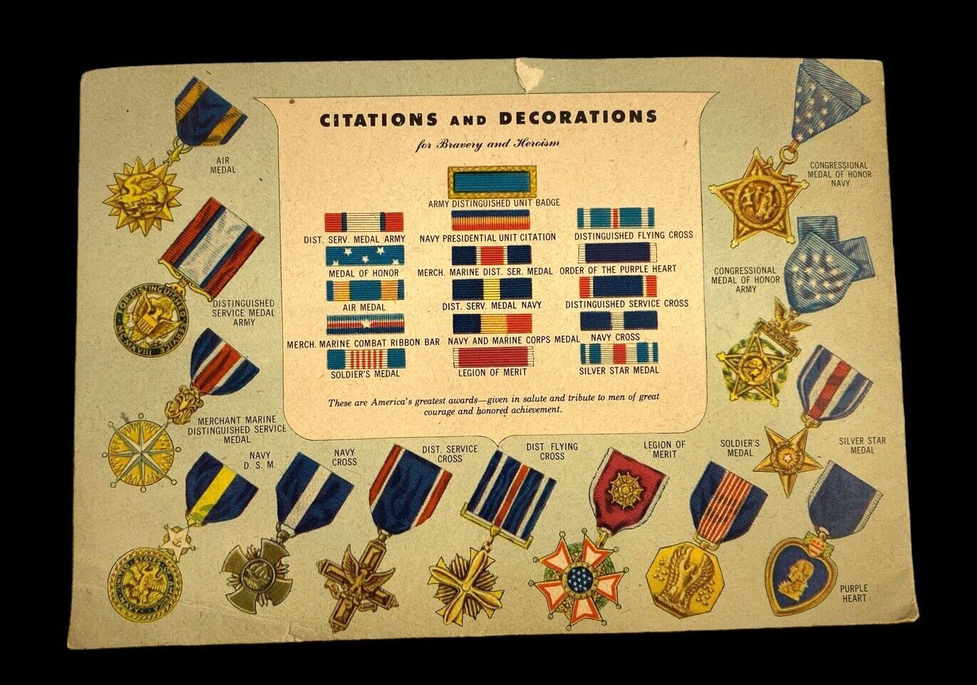 WWII Militaria 1945 War Album General Mills Victory Battles 20 Stamps Complete