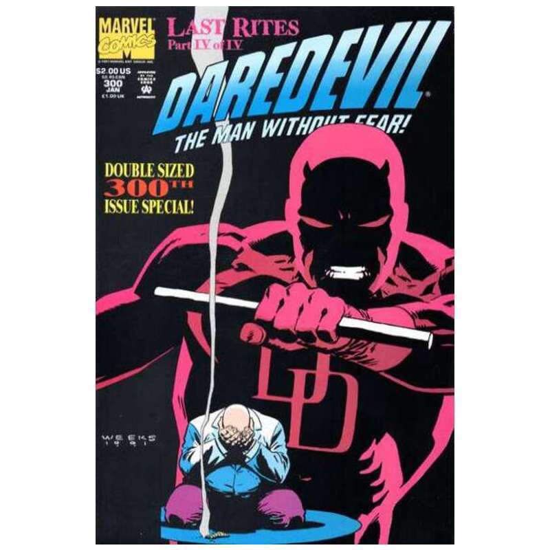 Daredevil #300  - 1964 series Marvel comics VF+ Full description below [q&