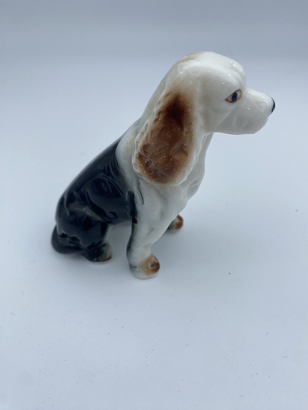 Vintage Cocker Spaniel Taiwan Bone China Porcelain Dog 1950s