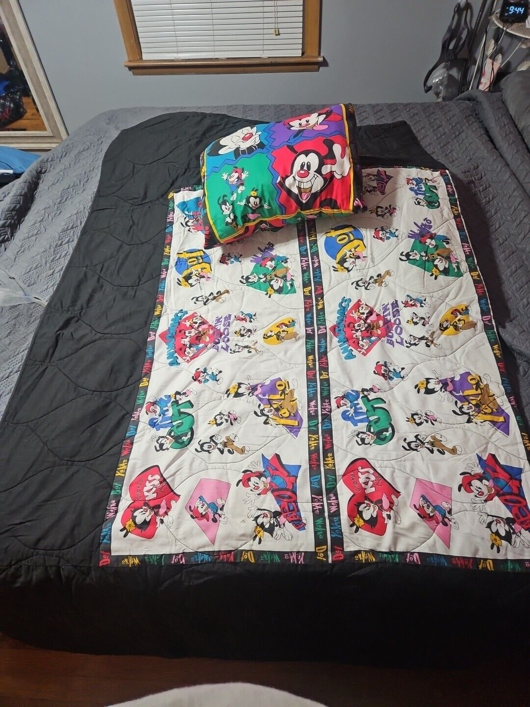 WARNER BROS ANIMATION ANIMANIACS PILLOW AND TWIN SIZED BLANKET