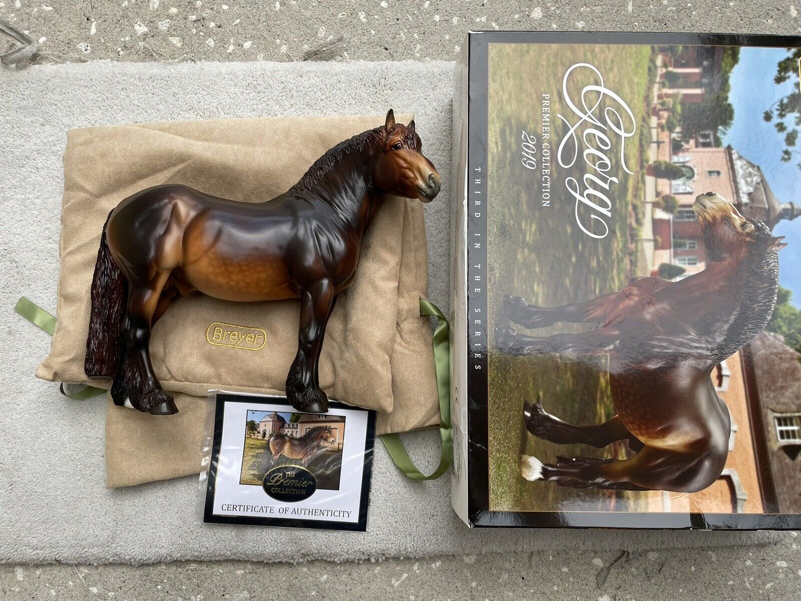 New STUNNING Breyer Horse #90194 Georg Premier Club 2019 Rhenish Draft ARCHIVES