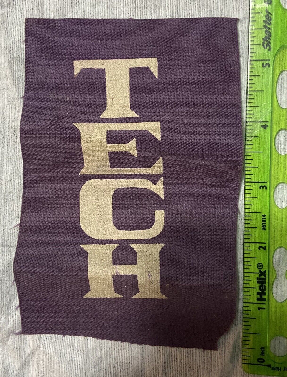 Vintage Hide Leather Patch? Tennessee Tech University 
