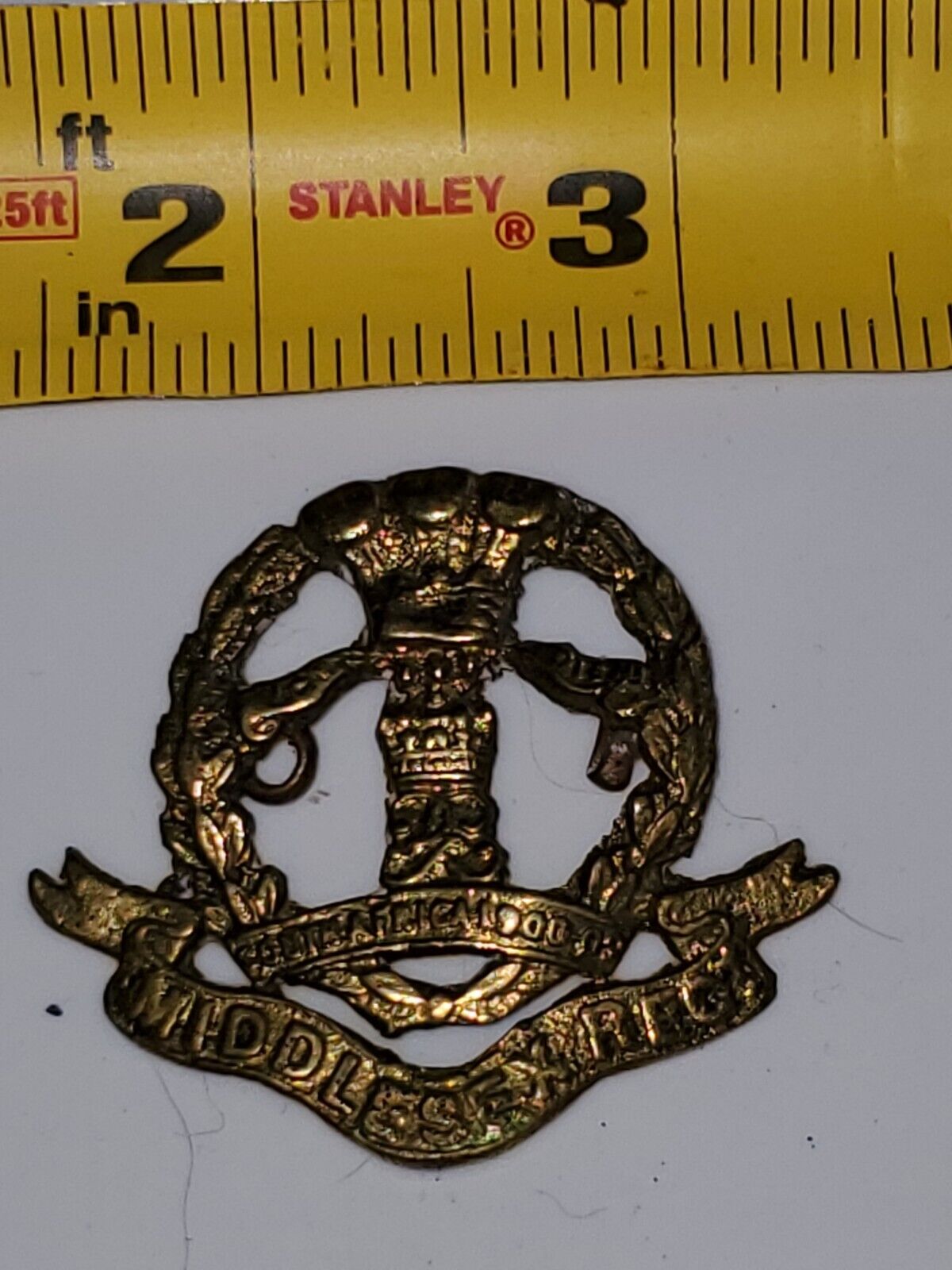WWI WWII British Canada Cap Collar Badge Pin L@@K Priced to Sell c