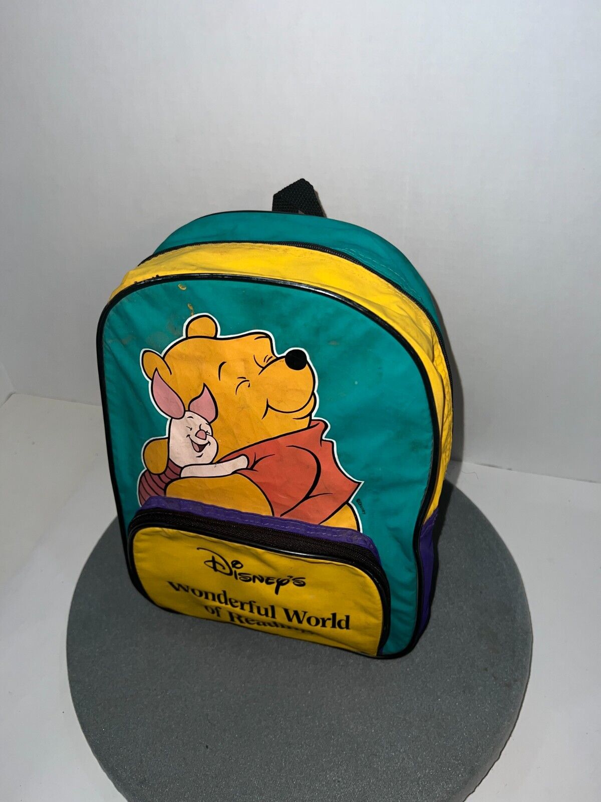 VTG Disney’s Wonderful World Of Reading Winnie The Pooh & Piglet Backpack 2001