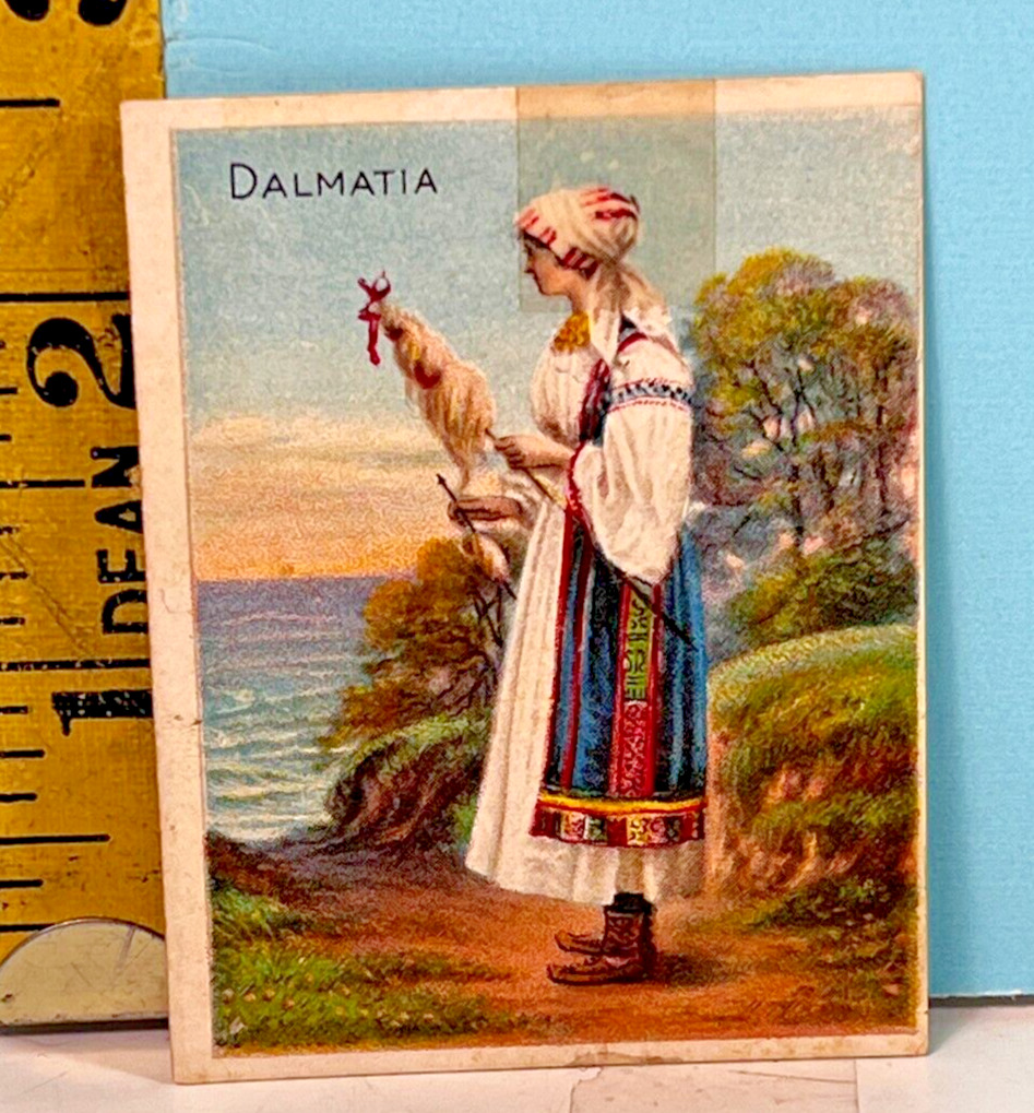 1911 ATC Costumes & Scenery Tobacco T52 Turkish Trophies: DALMATIA 🔥