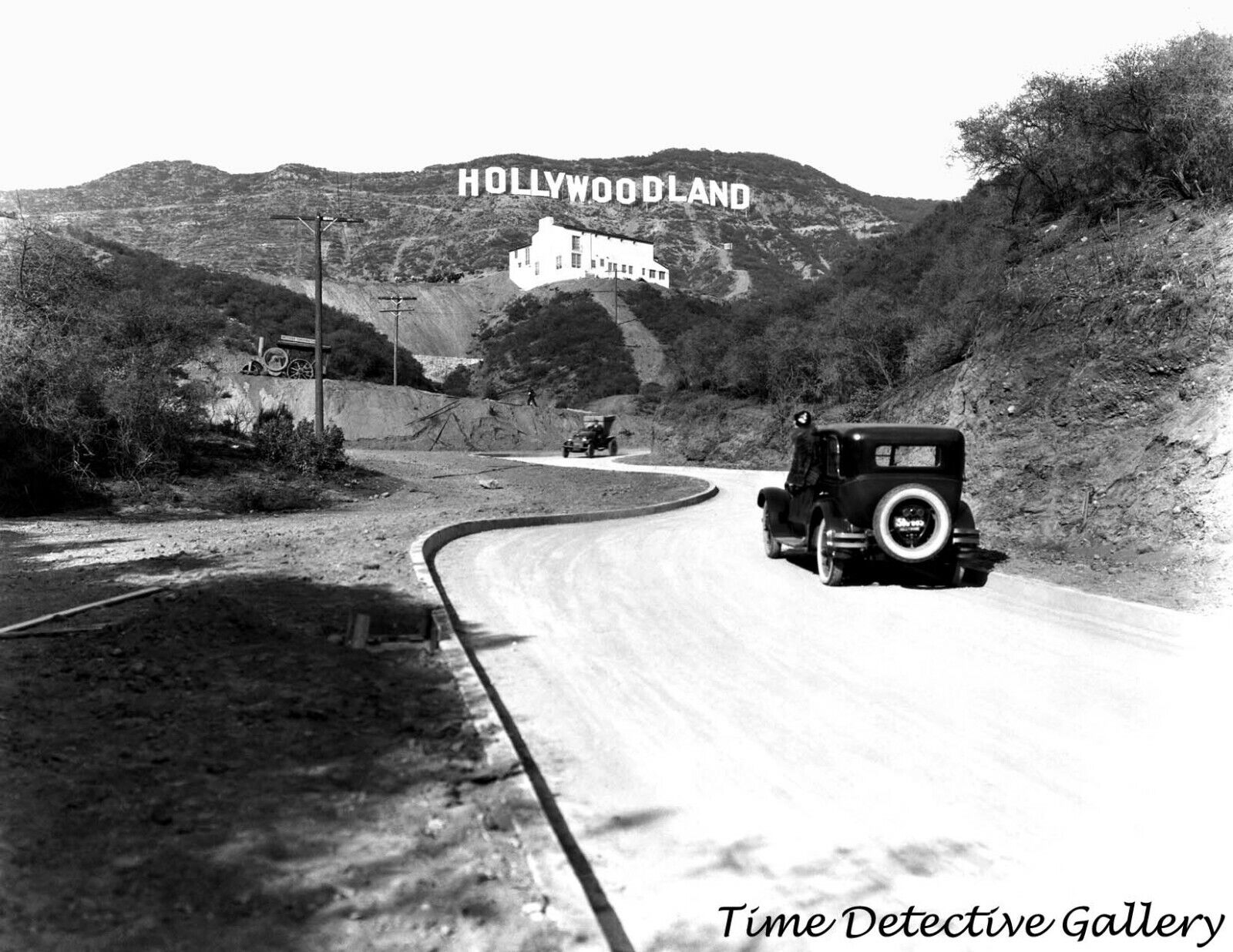 1920s View of the Hollywood (Land) Sign - Historic Photo Print
