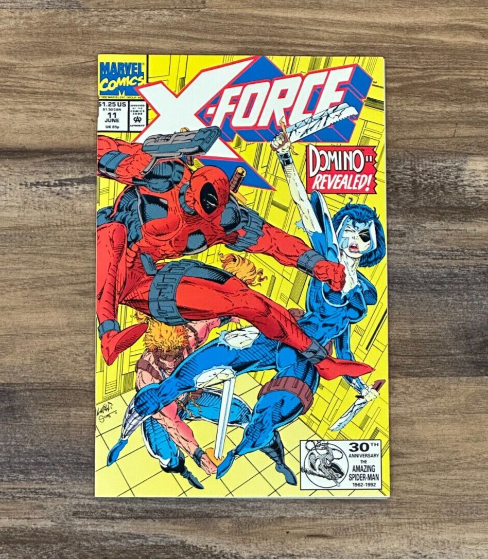 X-Force #11 (1991 series) 1st app real Domino Deadpool 1992