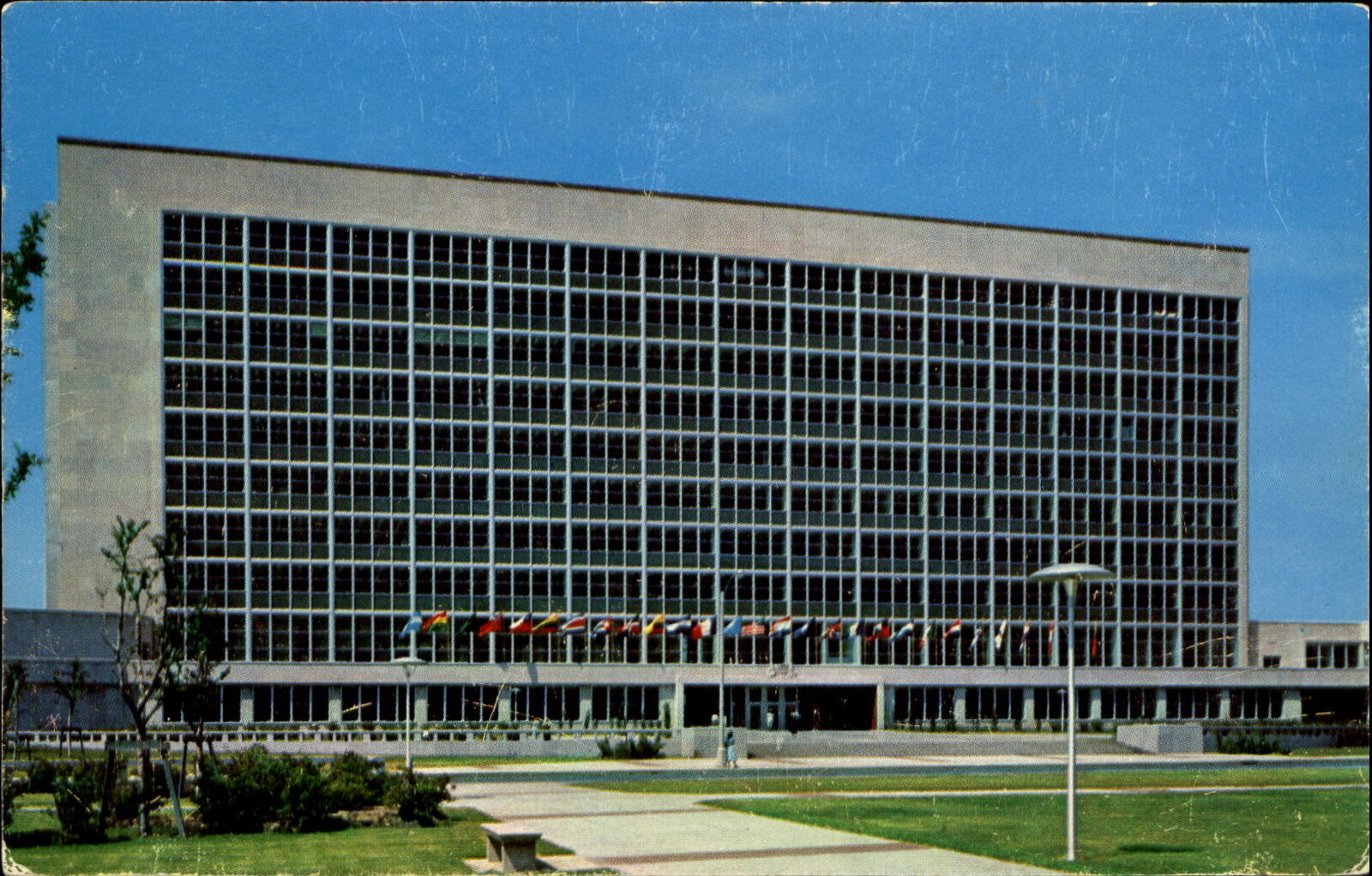 City Hall New Orleans Louisiana 1950s postcard