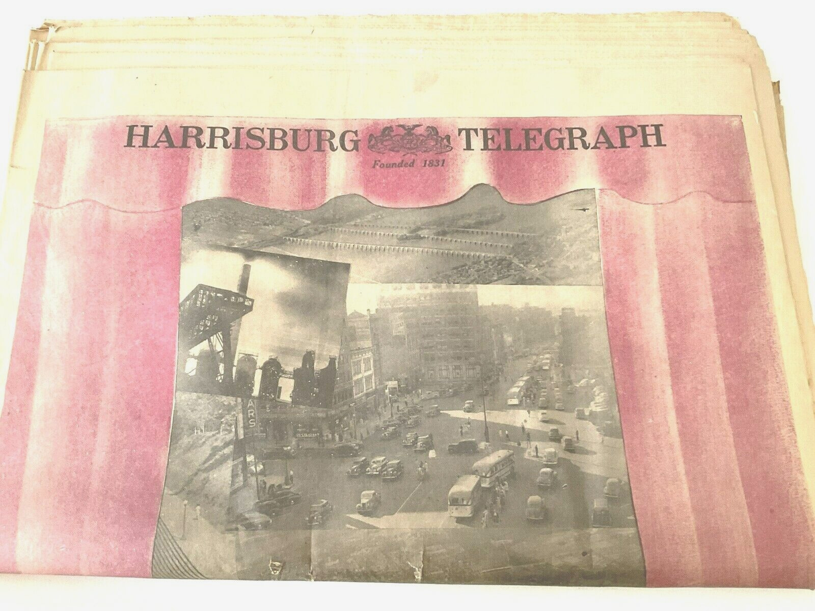 Newspaper December 2 1941 Harrisburg Telegraph 110th Anniversary Edition Used