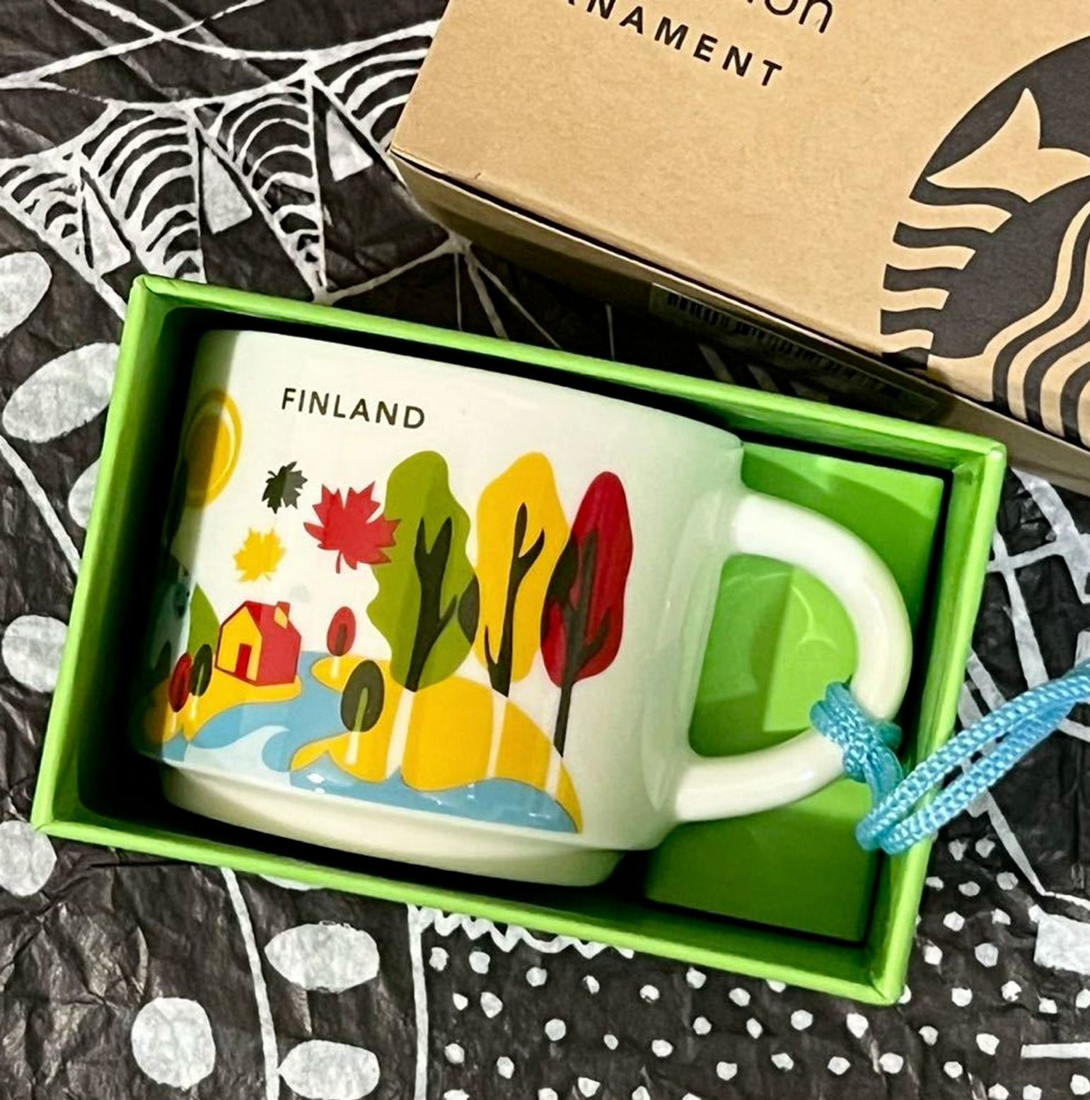 Finland Starbucks Coffee Cup Mug 2oz You Are Here Collection Brand New with Box