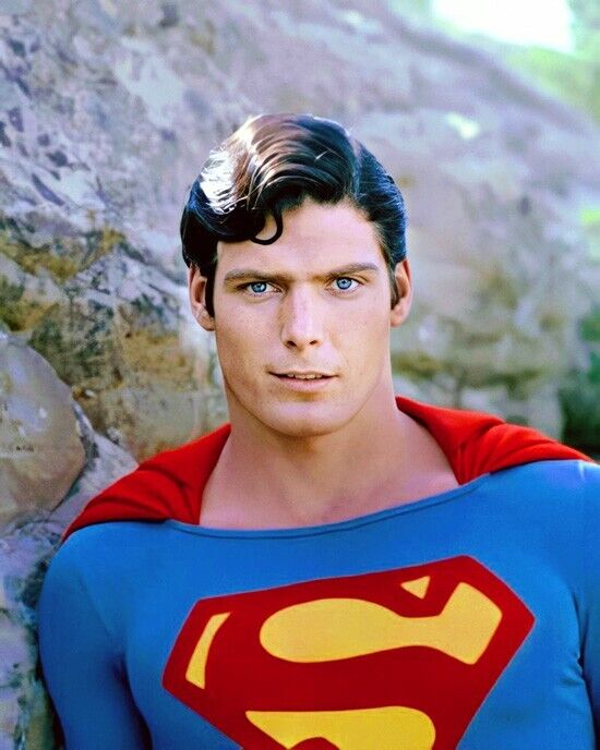 Movie SUPERMAN Christopher Reeve Glossy 8x10 Photo Super Hero Poster Print