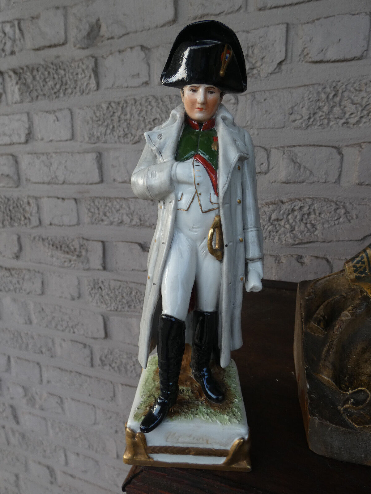 Scheibe alsbach marked porcelain German napoleon figurine statue
