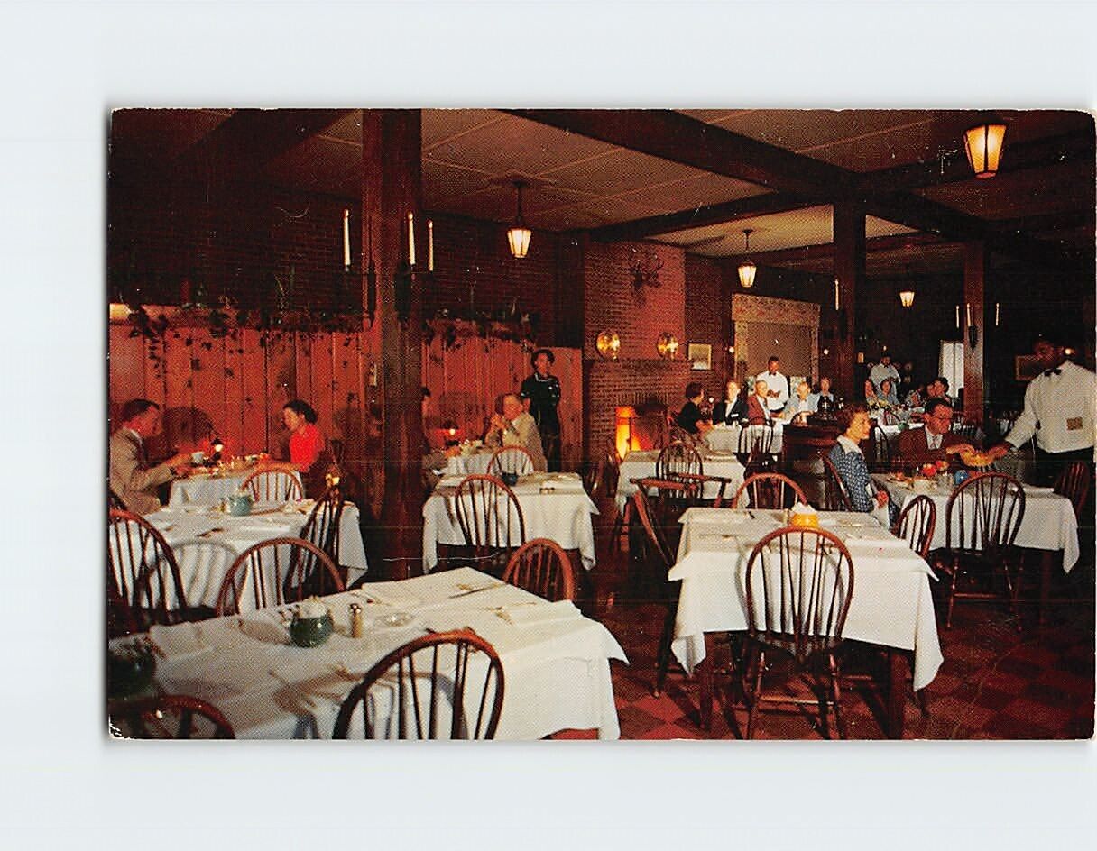 Postcard Interior of Penn-Daw Restaurant Alexandria Virginia USA