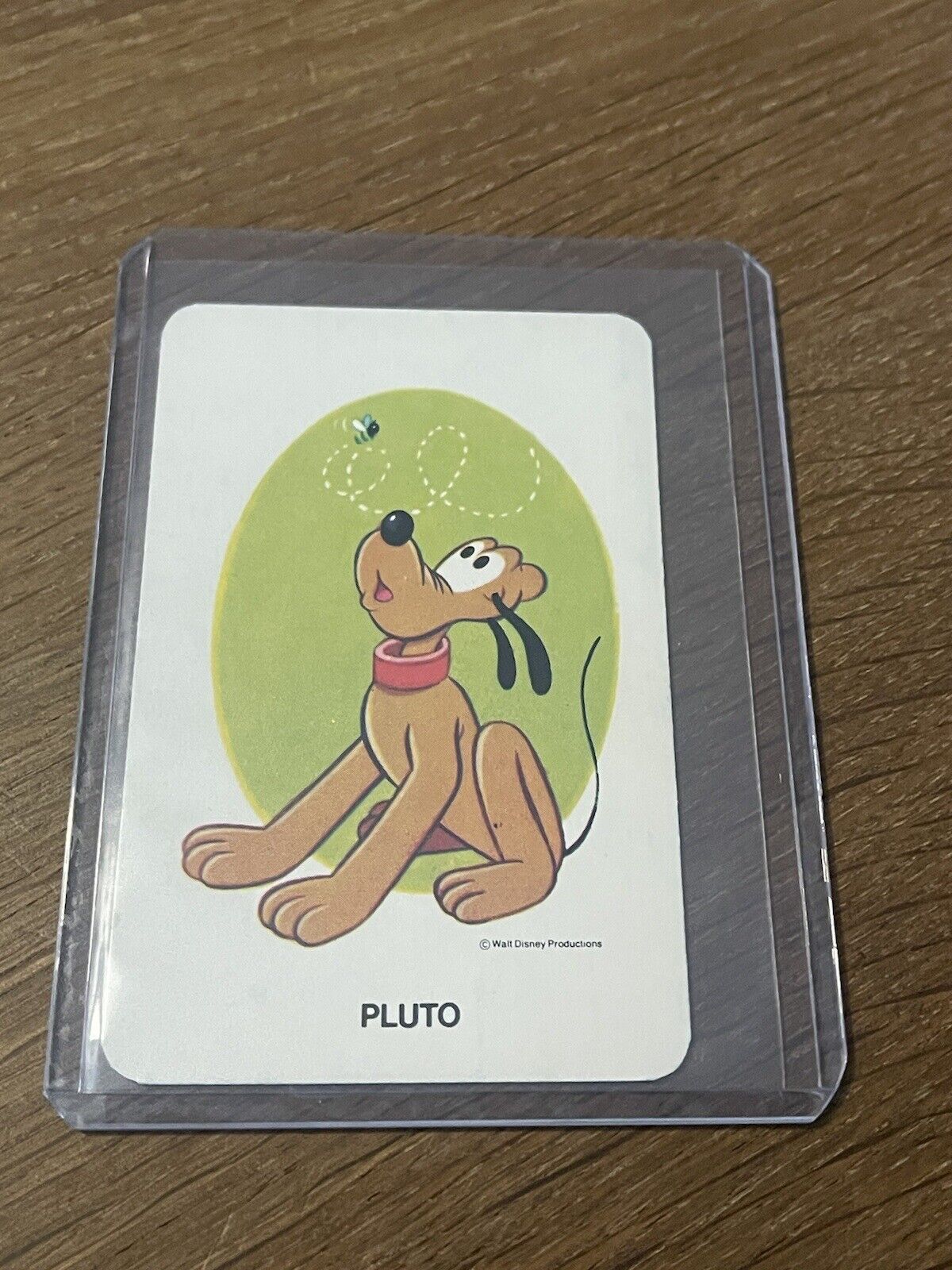 Authentic Vintage Walt Disney Productions Snap Pluto Card RARE DISNEYANA