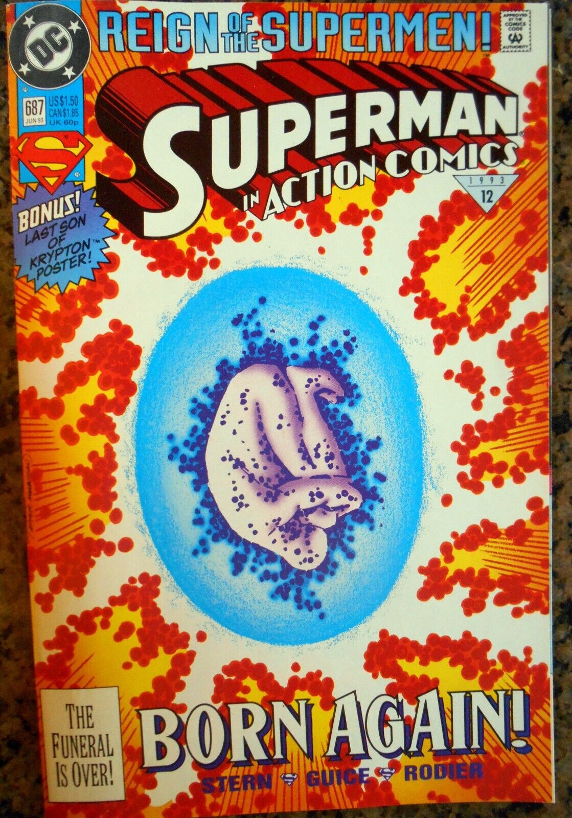 Superman In Action #687 DC Comics 1993