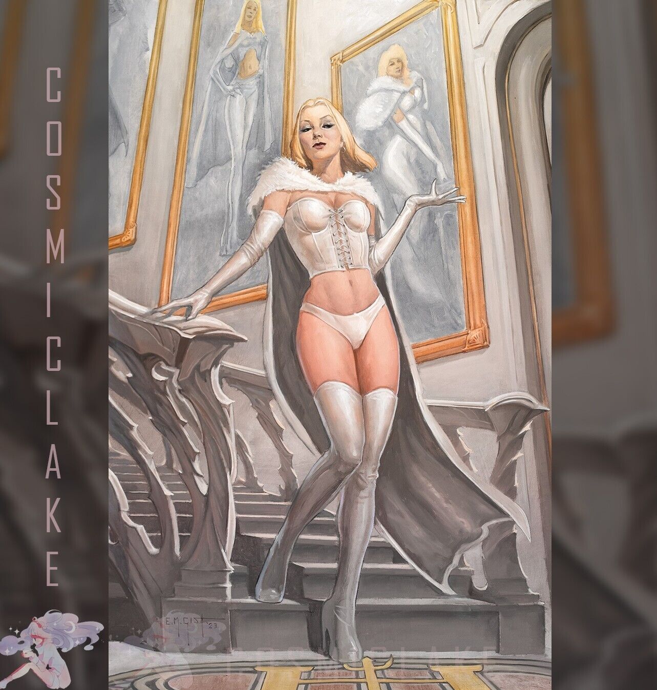 FALL OF HOUSE OF X #4 E.M GIST 1:50 VIRGIN RATIO EMMA FROST VAR PREORDER 4/17☪