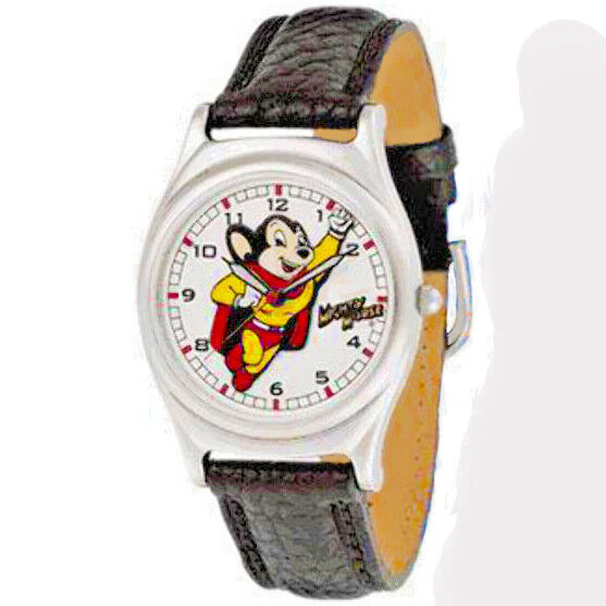 Mighty Mouse Rare New Unworn Fossil Made LTD, In Flight 3-D Look Dial Watch $129