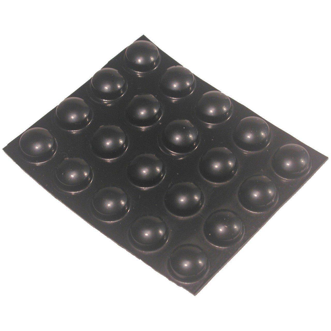 Bump Dots - Small, Black round or FLAT - 20 per package