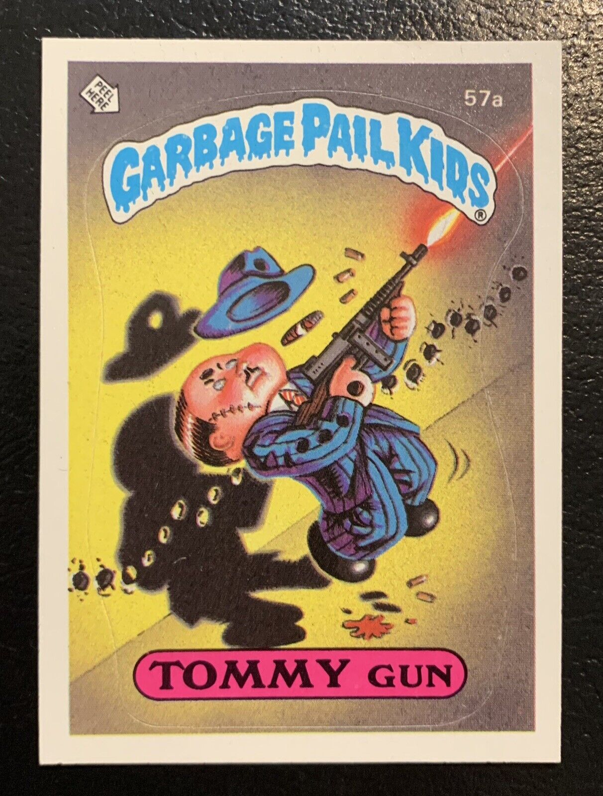 1985 Garbage Pail Kids 2nd Series 2 Tommy Gun 57a Pack Fresh-NICE JOEL TWT