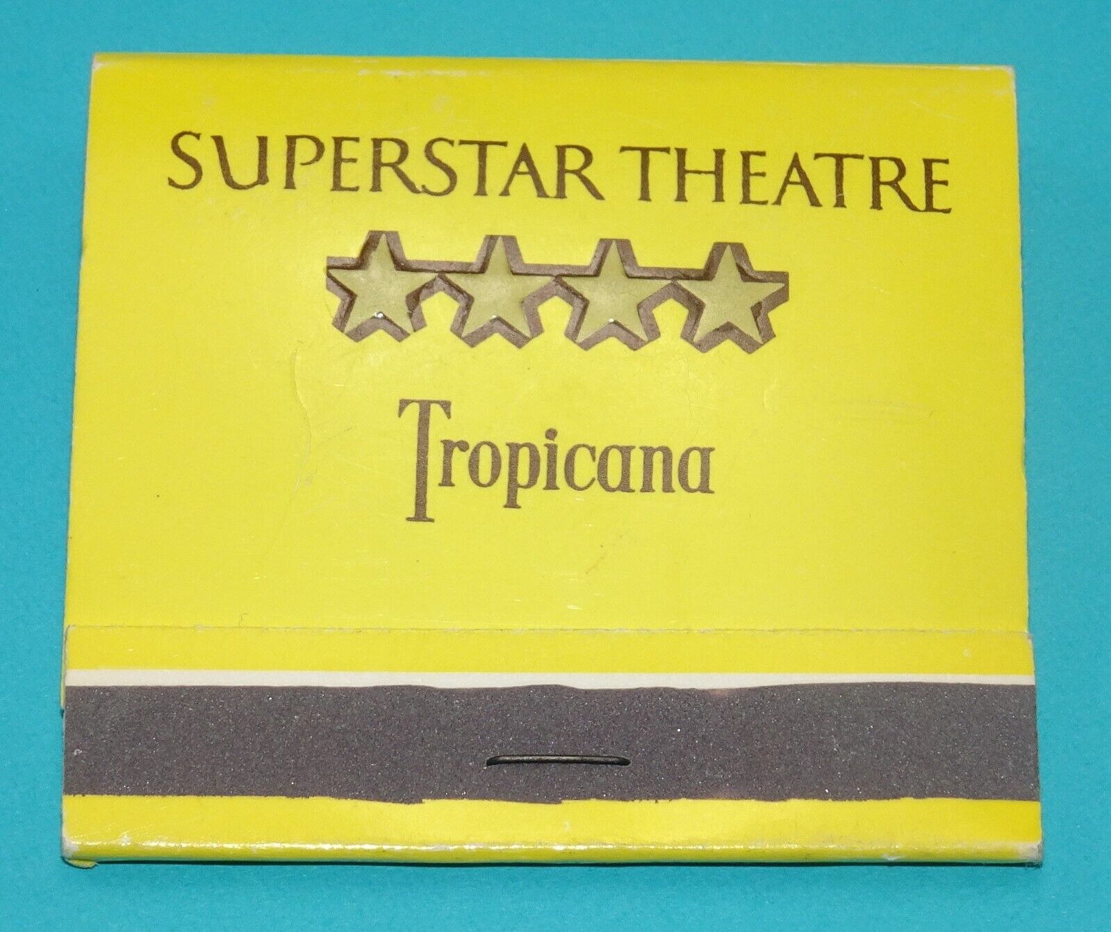 The Tropicana Las Vegas, NV. Vintage Front Strike Casino Matchbook Full Unstruck